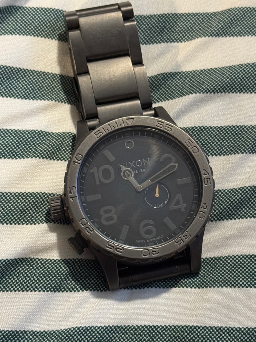 Nixon 51-30 Chrono Black Stainless Steel